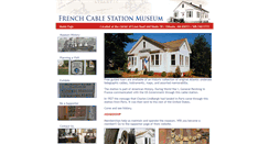 Desktop Screenshot of frenchcablestationmuseum.org