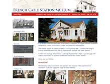 Tablet Screenshot of frenchcablestationmuseum.org